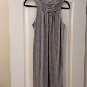 Max Studio Gray Knotted Detail Blouse